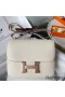 Hermes Constance 18 Handmade Bag In Nata Chevre Mysore Leather