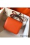 Hermes Constance 18 Handmade Bag In Orange Epsom Leather