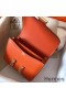 Hermes Constance 18 Handmade Bag In Orange Epsom Leather