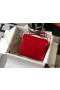 Hermes Constance 18 Handmade Bag In Red Embossed Crocodile