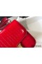 Hermes Constance 18 Handmade Bag In Red Embossed Crocodile