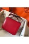 Hermes Constance 18 Handmade Bag In Red Epsom Leather
