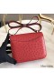 Hermes Constance 18 Handmade Bag In Red Ostrich Leather