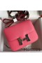 Hermes Constance 18 Handmade Bag In Rose Lipstick Epsom Calfskin