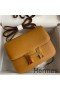 Hermes Constance 18 Handmade Bag In Sesame Epsom Calfskin