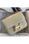 Hermes Constance 18 Handmade Bag In Vanille Matte Alligator Leather
