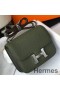 Hermes Constance 18 Handmade Bag In Vert Olive Epsom Leather