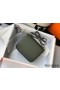 Hermes Constance 18 Handmade Bag In Vert Olive Epsom Leather