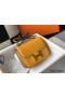 Hermes Constance 18 Handmade Bag In Yellow Embossed Crocodile