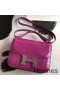 Hermes Constance 24 Bag In Rose Scheherazade Niloticus Crocodile