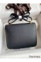 Hermes Constance 24 Handmade Bag In Black Epsom Calfskin