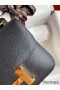 Hermes Constance 24 Handmade Bag In Black Epsom Calfskin