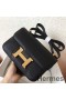 Hermes Constance 24 Handmade Bag In Black Epsom Leather