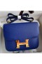 Hermes Constance 24 Handmade Bag In Blue Electric Epsom Calfskin