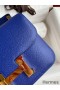 Hermes Constance 24 Handmade Bag In Blue Electric Epsom Calfskin