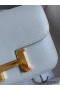 Hermes Constance 24 Handmade Bag In Blue Lin Epsom Calfskin