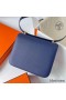 Hermes Constance 24 Handmade Bag In Blue Saphir Epsom Calfskin