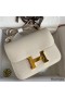 Hermes Constance 24 Handmade Bag In Craie Epsom Calfskin