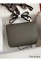 Hermes Constance 24 Handmade Bag In Etain Epsom Calfskin