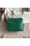 Hermes Constance 24 Handmade Bag In Green Niloticus Crocodile