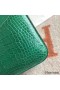 Hermes Constance 24 Handmade Bag In Green Niloticus Crocodile