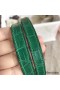 Hermes Constance 24 Handmade Bag In Green Niloticus Crocodile