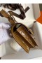 Hermes Constance 24 Handmade Bag In Light Brown Alligator Crocodile Skin