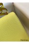 Hermes Constance 24 Handmade Bag In Lime Epsom Calfskin