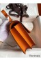 Hermes Constance 24 Handmade Bag In Orange Epsom Calfskin