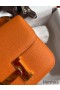 Hermes Constance 24 Handmade Bag In Orange Epsom Calfskin