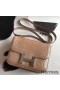 Hermes Constance 24 Handmade Bag In Poussiere Niloticus Crocodile