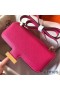 Hermes Constance 24 Handmade Bag In Rose Red Epsom Leather