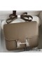 Hermes Constance 24 Handmade Bag In Taupe Epsom Calfskin