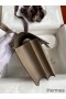 Hermes Constance 24 Handmade Bag In Taupe Epsom Calfskin