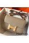 Hermes Constance 24 Handmade Bag In Tourterelle Epsom Leathe