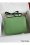 Hermes Constance 24 Handmade Bag In Vert Criquet Epsom Calfskin