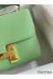 Hermes Constance 24 Handmade Bag In Vert Criquet Epsom Calfskin