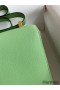 Hermes Constance 24 Handmade Bag In Vert Criquet Epsom Calfskin