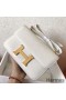 Hermes Constance 24 Handmade Bag In White Epsom Leather