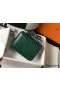 Hermes Constance 24cm Bag In Green Embossed Crocodile