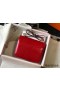 Hermes Constance 24cm Bag In Red Embossed Crocodile