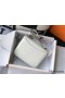 Hermes Constance 24cm Bag In White Embossed Crocodile