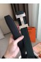 Hermes Constance 2 Belt Buckle & Black/Green Epsom 42MM Strap