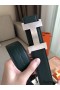 Hermes Constance 2 Belt Buckle & Black/Green Epsom 42MM Strap