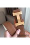 Hermes Constance 2 Belt Buckle & Brown/White Epsom 42MM Strap