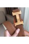 Hermes Constance 2 Belt Buckle & Brown/White Epsom 42MM Strap
