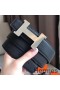 Hermes Constance Belt Buckle & Black Clemence 38 MM Strap