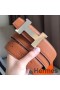 Hermes Constance Belt Buckle & Brown Clemence 38 MM Strap