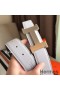 Hermes Constance Belt Buckle & Perle Clemence 38 MM Strap