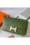 Hermes Constance Elan Handmade Bag In Canopee Evercolor Calfskin